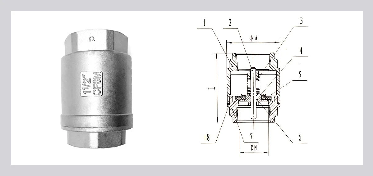 Stainless-Steel-Spring-Check-Valve-size